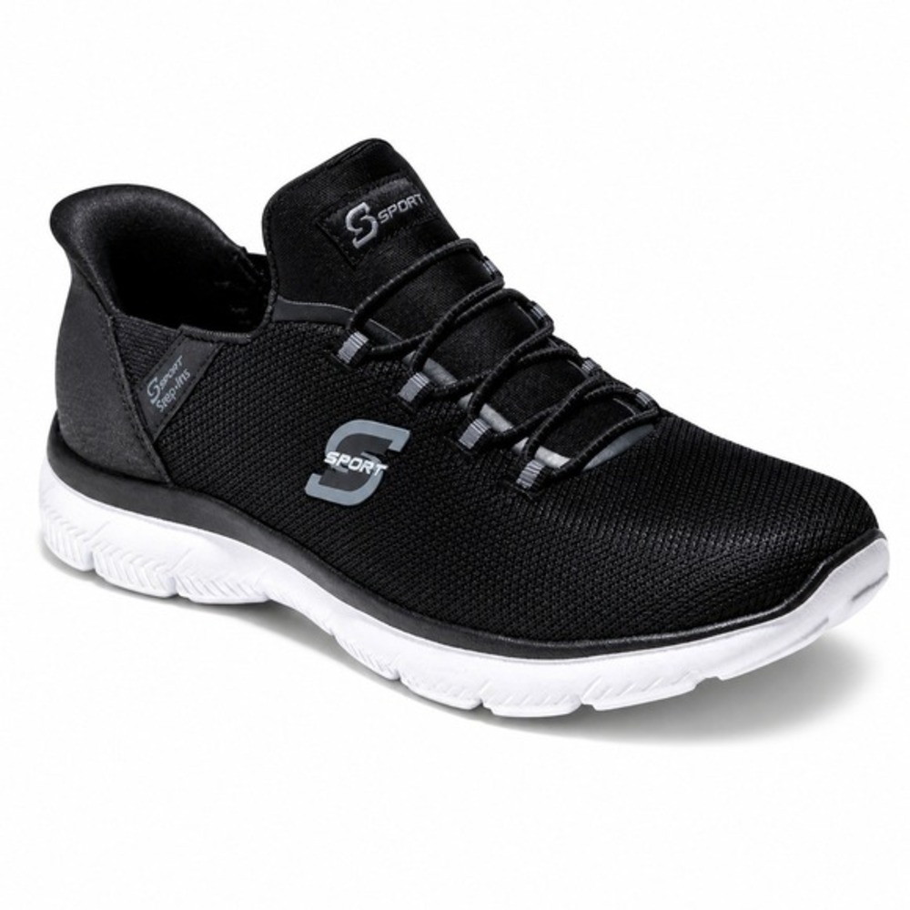 Women's Syrka Step-Ins‎ Sneakers by Skechers Black Size 6 New With Tags